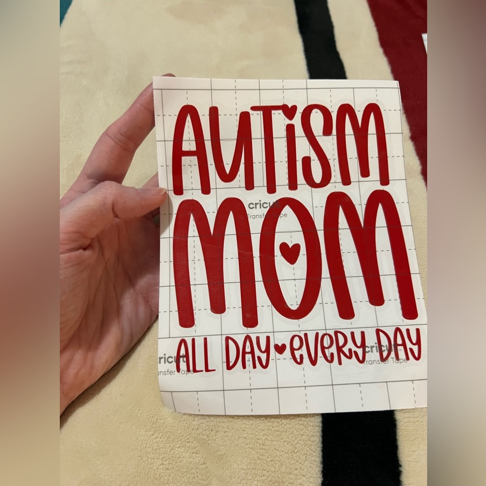 Autism Mom Vinyl Decal ♥️